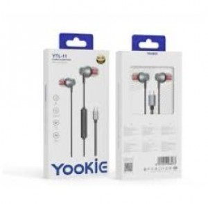 Yookie Earphone YTL11 TYPE-C BLACK _Hdst