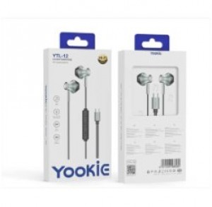 Yookie Earphone YTL12 TYPE_C_ BLACK_Hdst