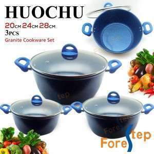 طقم طناجر غرانيت قياس وسط