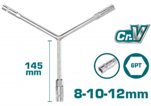 Y-Type Socket Wrench THYSW081012 مقبض Y حوزة مسدسة
