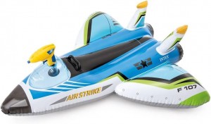 فرشة مسبح نفخ انتكس WATER GUN PLANE RIDE-ONS INTEX 57536