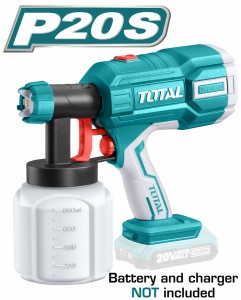 ط 20 - بخ فرد - Lithium-Ion spray gun بار 0.2-0.1 :الرش ضغط TSGLI2001