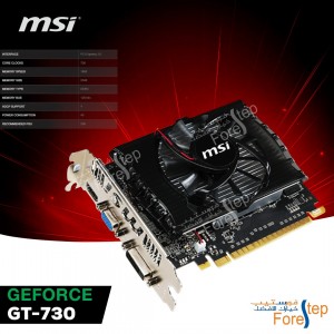 كرت شاشة 730 DDR3 128BIT WITH RETAIL PACKAGE