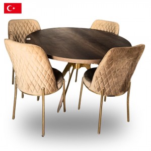 طاولة صفرة اربع كراسي تركي