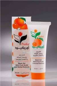 قناع جل للوجه بخلاصة حمض الفواكه والأعشاب الطبيعية 