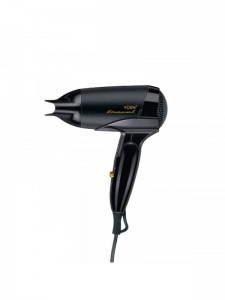 مجفف شعر سفري 1600 واط - AEG-Electrolux Foen Travel لون أسود