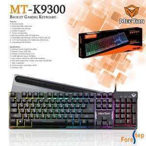 كيبورد MEETION GAMING KEYBOARD RAINBOW BACKLIT MT-K9300