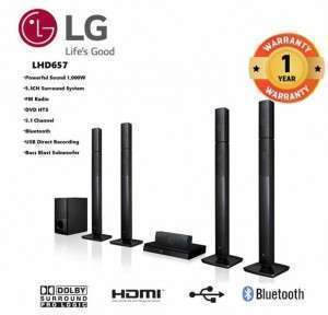 سبوفر المسرح المنزلي ماركة LG موديل LHD657