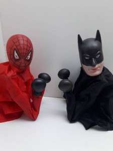 ملاكم بات مان + سبايدر مان 