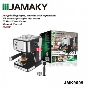 ماكينة تحضير الاسبريسو Jamaky JMK9009 Coffee Machine 20-Bar