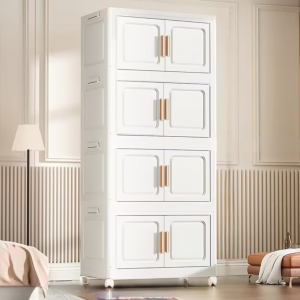 خزانة بيضاء 4 طبقات