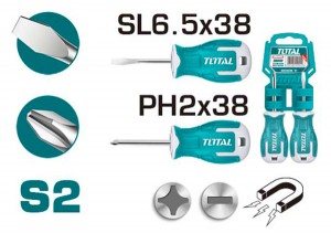 2pcs screwdriver set THTS20206 مجموعة تتضمن 2 قطعة مفك صغير