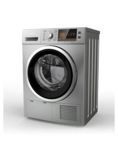 نشافة هاي لايف حوض 8 كغ -لون فضي - شاشة ديجيتال HLCD8G