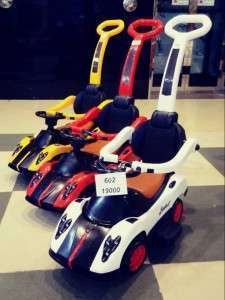 سيارة + مشاية أطفال 602