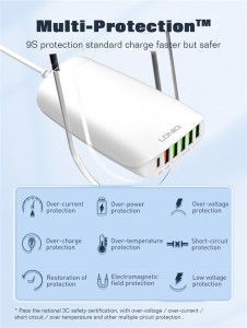 شاحن سطح المكتب LDNIO A6573C