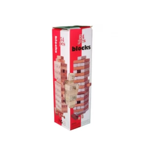 لعبة برج التحدي – 54 قطعة خشبية