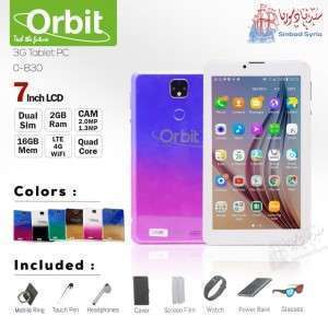 تاب Orbit معالح رباعي ذاكرة 16 شاشة 7 انش بطارية 3000 ميلي
