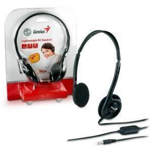 HEADSET GENIUS HS-M200C SINGLE PIN BLACK