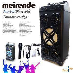 سبيكر بلوتوث موديل MA105  مع اضاءة