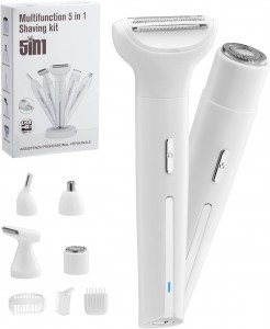 ماكينة حلاقة نسائي multifunction 5in1 shaving kit