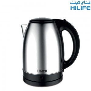 غلاية ماء كهربائية - لون فضي ستانليس ستيل - سعة 1.8 لتر - HILIFE Kettle HLKESS1.8L - من هاي لايف