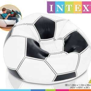 مقعد هوائي على شكل كرة قدم من  Intex