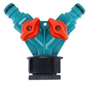Plastic Hose Connector THHC1202 أداة توصيل خرطوم مياه مزدوج