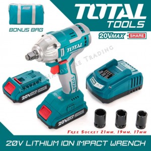 Lithium-Ion impact wrench / E20 TIWLIE2001 فرد شد جوز / بطارية 20 فولط