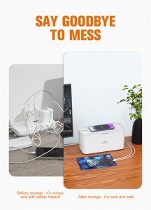 صندوق تخزين مقابس الطاقة الذكية LDNIO SN5311