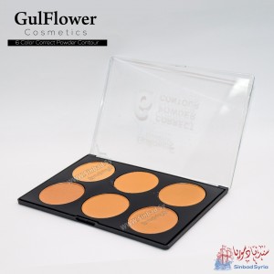 باليت كونتور + ايشادو (بودة نحت + ظل) 6 الوان Gulflower