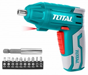 فرد شد براغي مع جوز / 4 فولط  (TSDLI0401 ) Lithium-Ion cordless screwdriver من توتال TOTAL