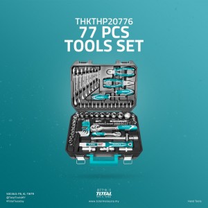 مجموعة عدد يدوية تتضمن 77 قطعة THKTHP20776  من توتال TOTAL