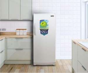 براد الحافظ (Alhafez) باب واحد تبريد عادي 12 فولت لون ابيض SD 1516 DC