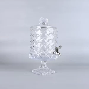 ابريق عصير زجاج بتصميم عصري