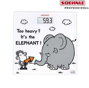 ميزان أشخاص ديجتال SOEHNLE SHEEPWORLD TOO HEAVY زجاجي – الحمولة القصوى 180 كغ