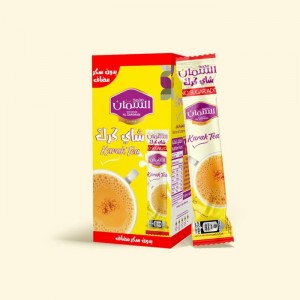شاي كرك بالهيل والزعفران بدون سكر / 13 غم Karak Tea