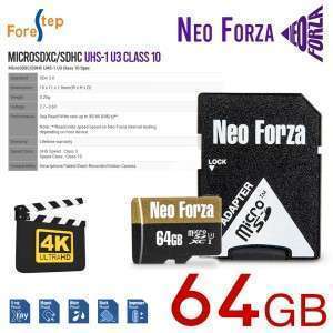 MEMORY CARD /64GB / class 10 UHS-1 U3 UP TO 95MB/S