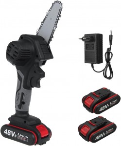 منشار لاسلكي محمول بطاريتين Mini lithium electric saw 48v