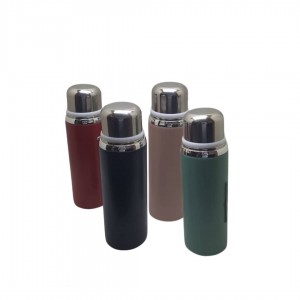 حافظة حرارة ستانلس مع كوب غطاء 800ml