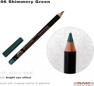 قلم كحل للعين MORE Rich Colour Caring Kajal - أخضر مع لمعة