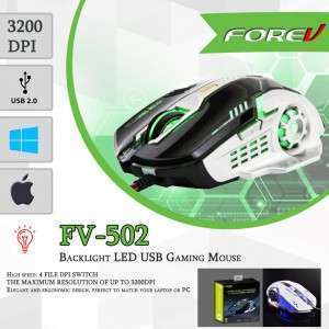 ماوس MOUSE WIRELESS GAMING CHARGING FV-W502