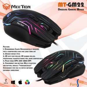 ماوس MEETION DAZZLING GAMING MOUSE 4800 DPI MT-GM22