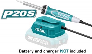 كاوي لحام 12فولط (TSILI2001)     Lithium-Ion Soldering Iron  من توتال TOTAL