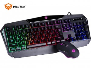 طقم كيبورد وماوس MEETION GAMING KEYBOARD+MOUSE BACKLIT MT-C510