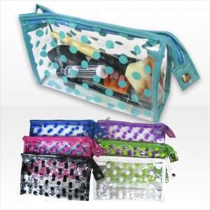 حقيبة مكياج نايلون شفاف