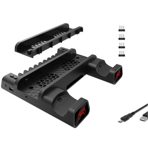 قاعدة تبريد وشحن متعددة الوظائف لـ PS4 / Slim / Pro