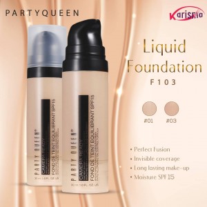 فوند بخاخ عبوة بلاستيك PARTY QUEEN FOUNDATION F103