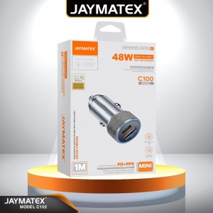 شاحن سيارة JAYMATEX CAR CHARGER 48W C100