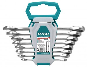 8Pcs ratchet spanner set THT102RK086 مجموعة مفتاح مزدوج / شق+حلق طقطاق
