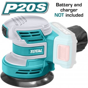 Lithium-Ion random orbit sander TROSLI2001 حفافة دائرية / 20 فولط